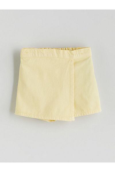 LC Waikiki New Season Basic Girls Denim Look Short Skirt - S5Qj86Z1