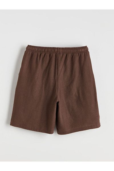 LC Waikiki Green Elastic Waist Boy's Shorts