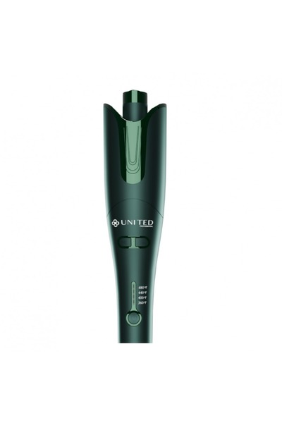 United United Automatic Curling Iron, 4 Temperature Settings, PTC Rapid Heating Technology