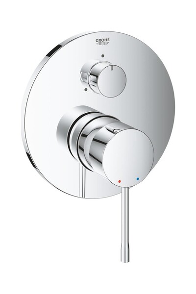 Grohe صنبور دش الحمام المدمج من ايسنس مع 3 منافذ - 24092001