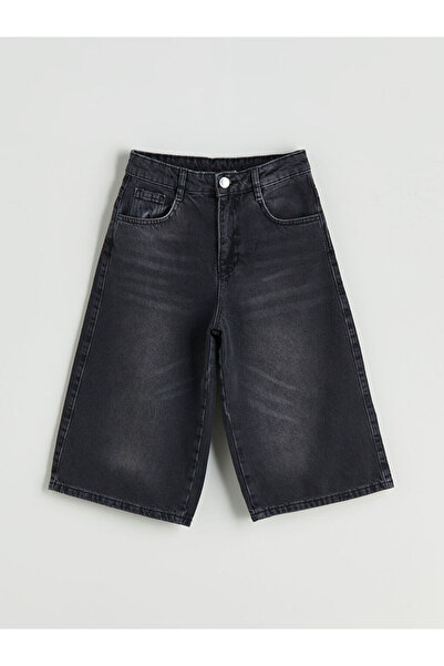 LC Waikiki RMZ GİYİM FARKIYA بنطلون جينز برمودا ممزق ومفصل للفتيات