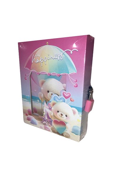 Bafix Memory Book with Lock (Mixed Color Pattern) Memory Book