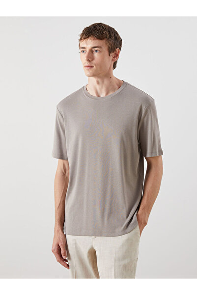 LC Waikiki Rmz Gi̇yi̇m Farkiyla Zero Roba Collar Men's T-Shirt