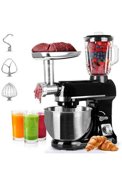 Zilan Robot de Bucatarie 7 in 1 - 1400W, 5.5L, Blender, Mixer, Masina Tocat, Amestecare, Pasare - 1172