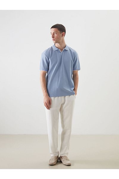 LC Waikiki Tricou de bază pentru bărbați cu mânecă scurtă cu guler polo sezon nou - S5NN24Z8