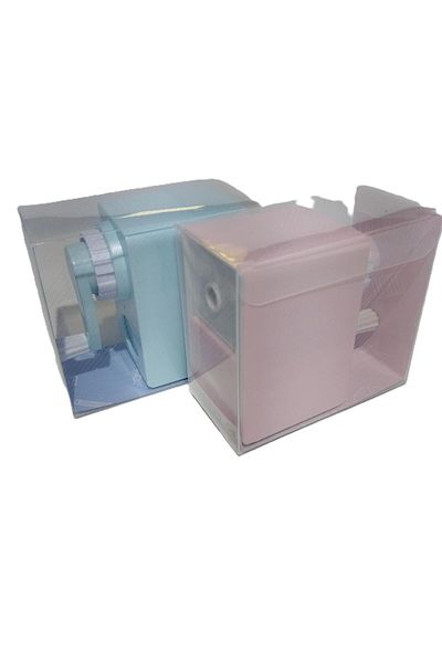 Bafix Pencil Sharpener with Sleeve Lao Huang Pencil Sharpener with Sleeve (Mixed Color 1 Piece)