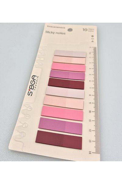sibga tasarım Transparent Colored Postit Post-it Post It.Bookmark Bookmark Postit Sticker Note Paper 200 Sheets