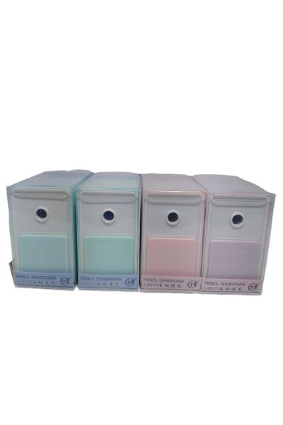 Bafix Pencil Sharpener with Sleeve Lao Huang Pencil Sharpener with Sleeve (Mixed Color 1 Piece)