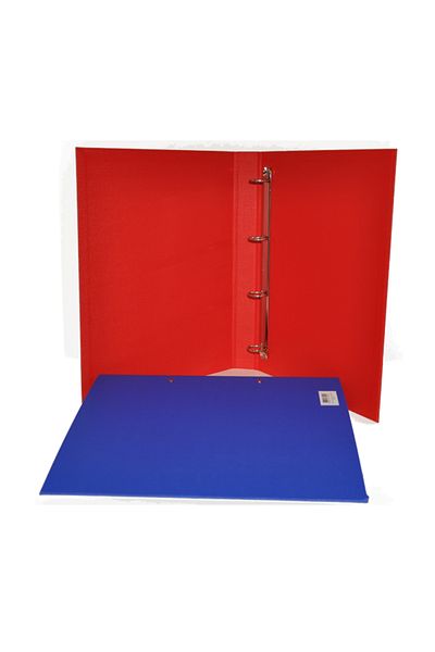 Bafix Student Folder Pvc 4 Ring A4 Red (Pack of 20)