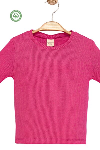 Divonette Girl's 3-Pack Ribbed Crew Neck 100% Cotton Short Sleeve T-Shirt