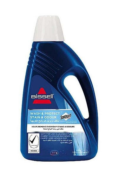 Bissell Wash and Protect Stain & Odour Remover – Powerful Formula for Deep Cleaning