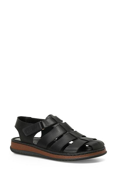 İnci Inci Candola 5Fx Black Men's Sandals