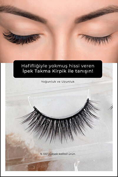 Nera Classy New Tekrar Kullanılabilir İpek Takma Kirpik, Tekrar Kullanılabili...