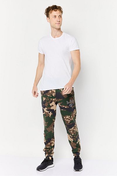 adidas Men Sportswear Fit Camouflage Training Sweatpants, Multicolor
