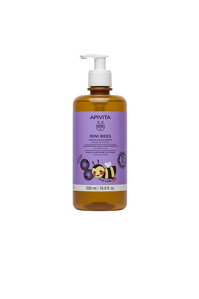 Apivita Mini Bees Champú Suave Para Niños Sin Sulfatos, Sin Siliconas Apivita 500 ml
