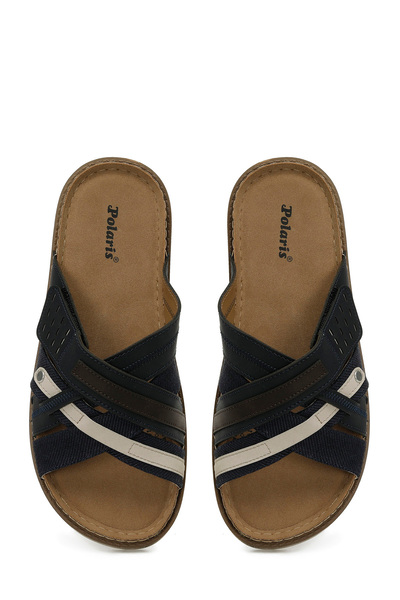 Polaris 408018.M5FX Lacivert Erkek Terlik