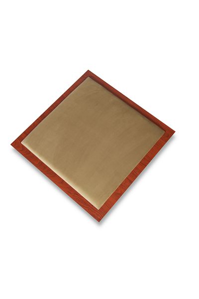 ALBADER Small Floor Wooden Ploot Play Cards Game Table, Wood Baloot Small-Size 70 * 70 CM