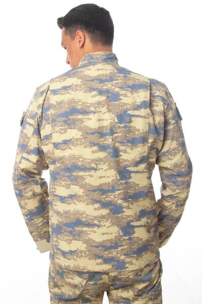 İZMİR ASKERİ MALZEME Kamuflaj Renkli Uzun Kollu Hava Kuvvetleri Outdoor Taktik Gomlek
