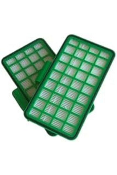 STOREMAX Ntwork Vacuum Cleaner Hepa Filter - Green Plastic - 2 Pcs - Rowenta Silence Force Extrreme Cyclonic