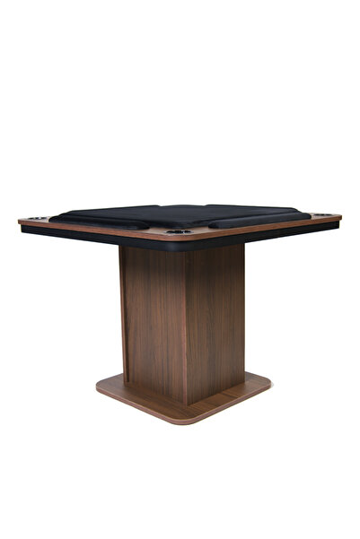 ALBADER Big Wooden Ploot Play Cards Game Table Large Size, Wood Baloot Table Large 95 * 95 * 76