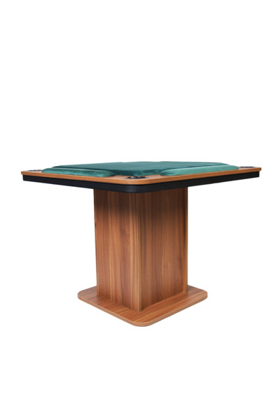 ALBADER طاولة لعب بلوت خشبية كبيرة الحجم، طاولة بلوت خشبية كبيرة 95 * 95 * 76