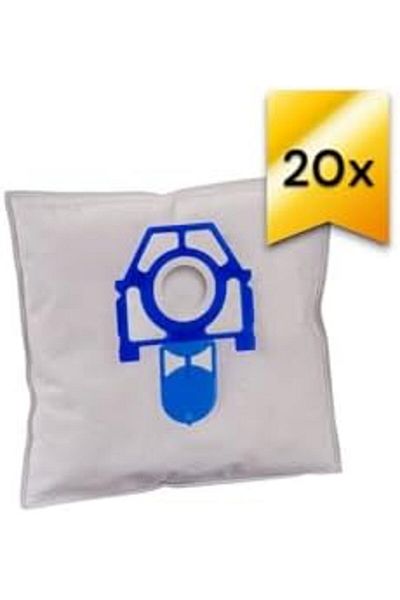STOREMAX Ntwork Vacuum Synthetic Dust Bag - 20 Pcs - Blue Plastic - Faki̇r - Compatible with Models