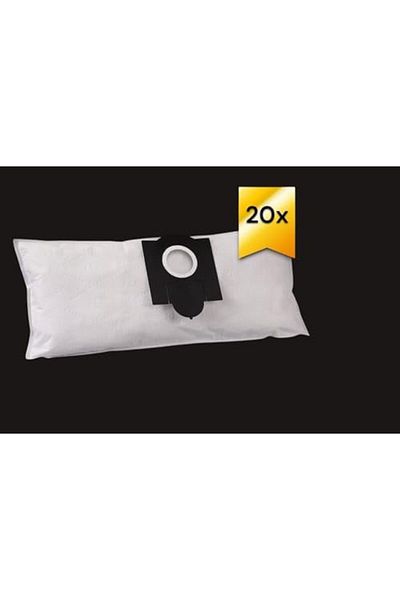 STOREMAX Ntwork Vacuum Synthetic Dust Bag - 20 Pcs - Black Plastic - Faki̇r - Compatible with Models