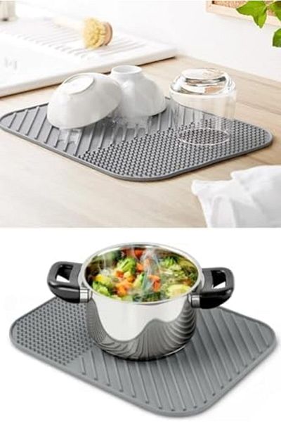 STOREMAX Jvnnastore Home Silicone Dishwashing Mat, Dish Strainer and Organizer Trendyfr 646268