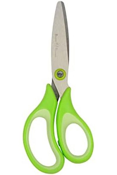 STOREMAX Muartshop Visconti Children's Scissors, Enhanced Plastic (14.2 cm Schoolcut Green) 871301