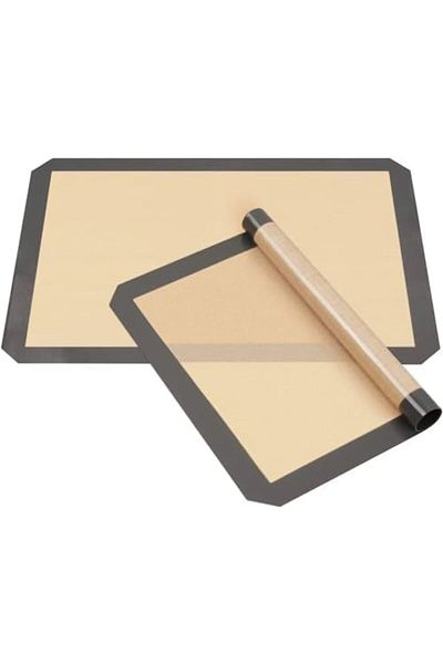 STOREMAX Ntwork Ovenable Self-Oiling Silicone Baking Mat, Professional Silpat Fireproof Stick