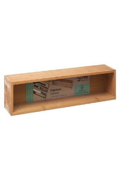 Five Simply Smart Tidy High Quality Space Saving Storage Bamboo Organizer