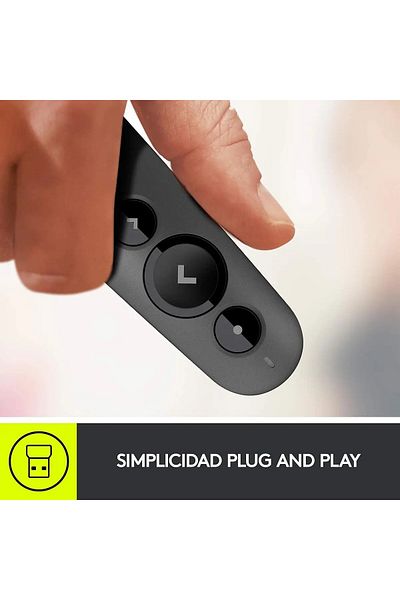 logitech R500s Wireless Presenter with Laser Pointer Mac/Windows Bluetooth/Wireless 20 m