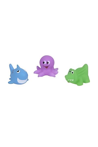 rexa 3-Piece PVC Sound Bath Pool Toy Set Multicolor