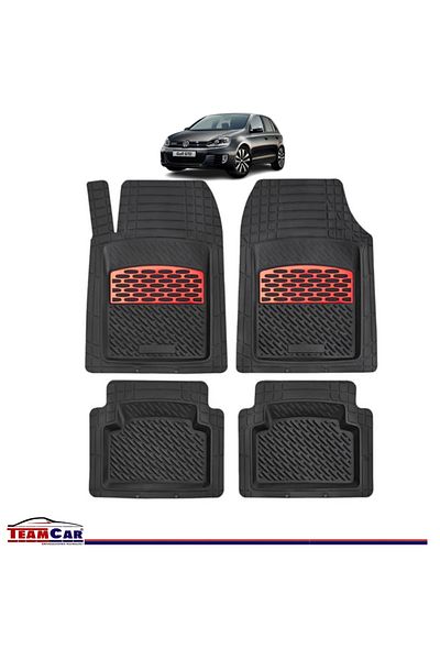 TEAMCAR Covorașe Auto Volkswagen Golf 6 ® Red
