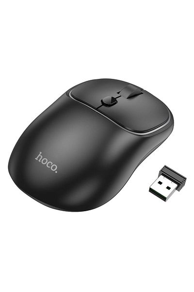 REDz Accessories Wireless Mouse Hoco GM25, 2.4g, 1600 DPI, Midnight Black