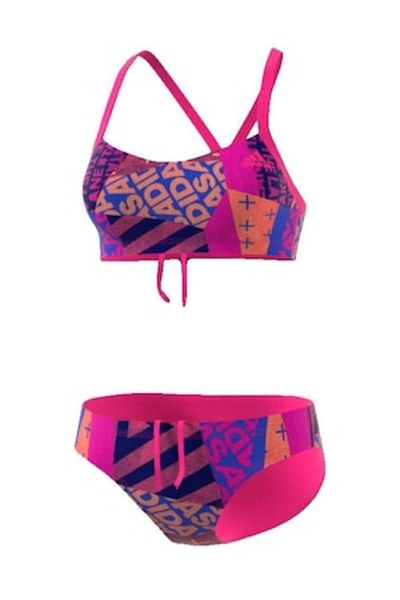 adidas Women's Swimsuit Adidas PER+ 2PC AOP, Multicolor, M