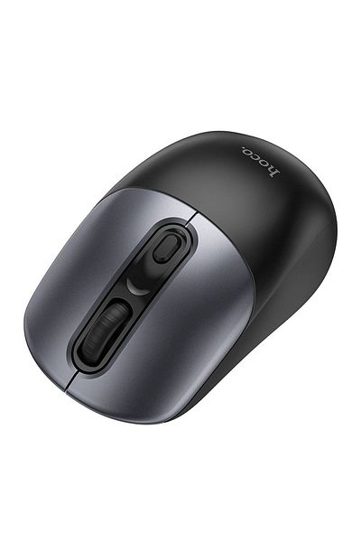 REDz Accessories Wireless Mouse Hoco GM28, 2.4G, Black/Grey-Metallic