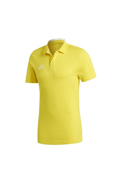 adidas CON18CO POLO Men's Sports T-Shirt, Yellow, 2XL