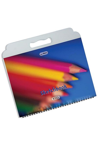 Roco Sketch Pad with Handle – 16 Sheets, 110gsm White, Perforated