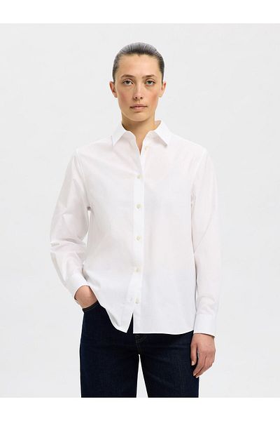 Selected Femme Hemd Relaxed Fit Baumwoll