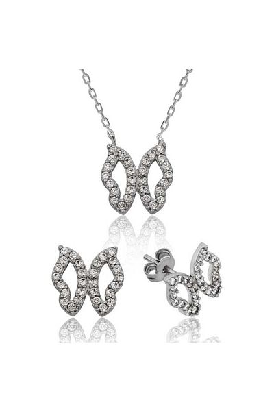 norsary Silver Butterfly Set