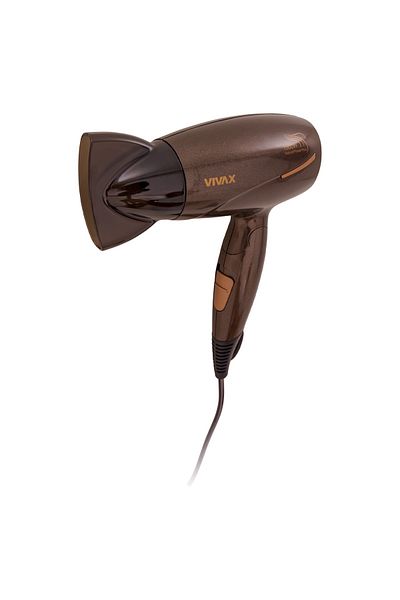 Vivax Oliva Uscător de păr Vivax HD-1600FT, putere 1600W, 2 viteze, pliabil, maro