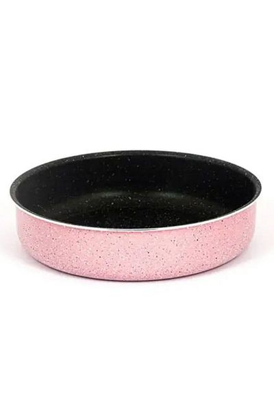 ROCKY Granite Baking Tray Rocky, 30 cm, Round - Pink
