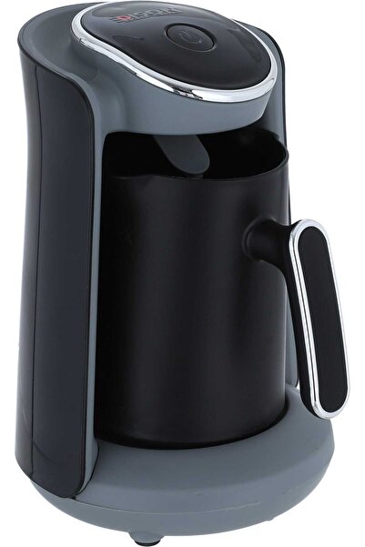 Edison Coffee Maker, 400 Watts, 4 Cups - Black/Grey