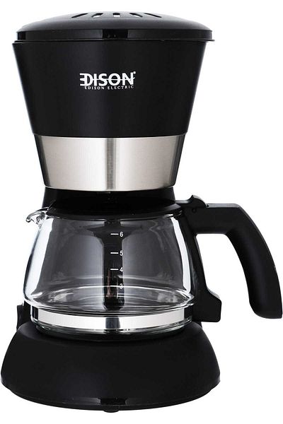 Edison Drip Coffee Maker Edison, 600 Watts, 650 ml - White