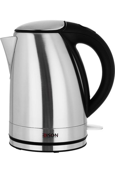 Edison Control Steel Kettle, 2100-1850 W, 1.7 L - Silver