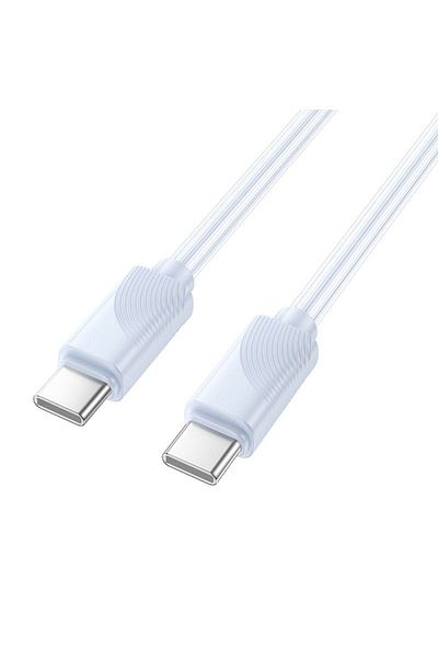 REDz Accessories Cablu USB Type-C cu două capete, Hoco X114, 60W, 1m, albastru