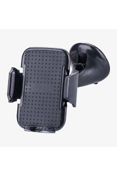 AUTOSMART Universal Modern Design Windscreen Car Phone Holder with Wireless Charging Black