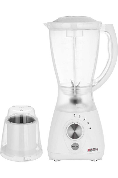 Edison YB-003D Electric Mixer, 550W, 1.5L, 4Speed, Steel Blades, Grinder - White