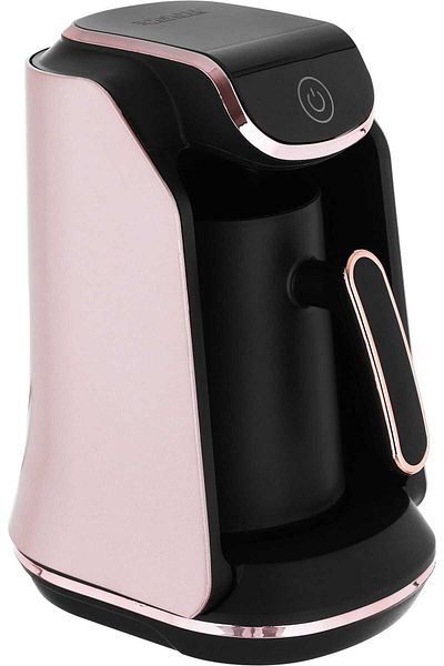 Edison Coffee Maker, 400 Watts, 4 Cups - Black & Rose